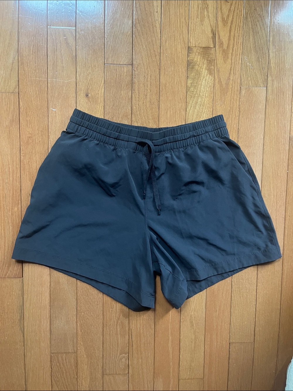 Patagonia Black Elastic Waist Shorts XS zip back pockets